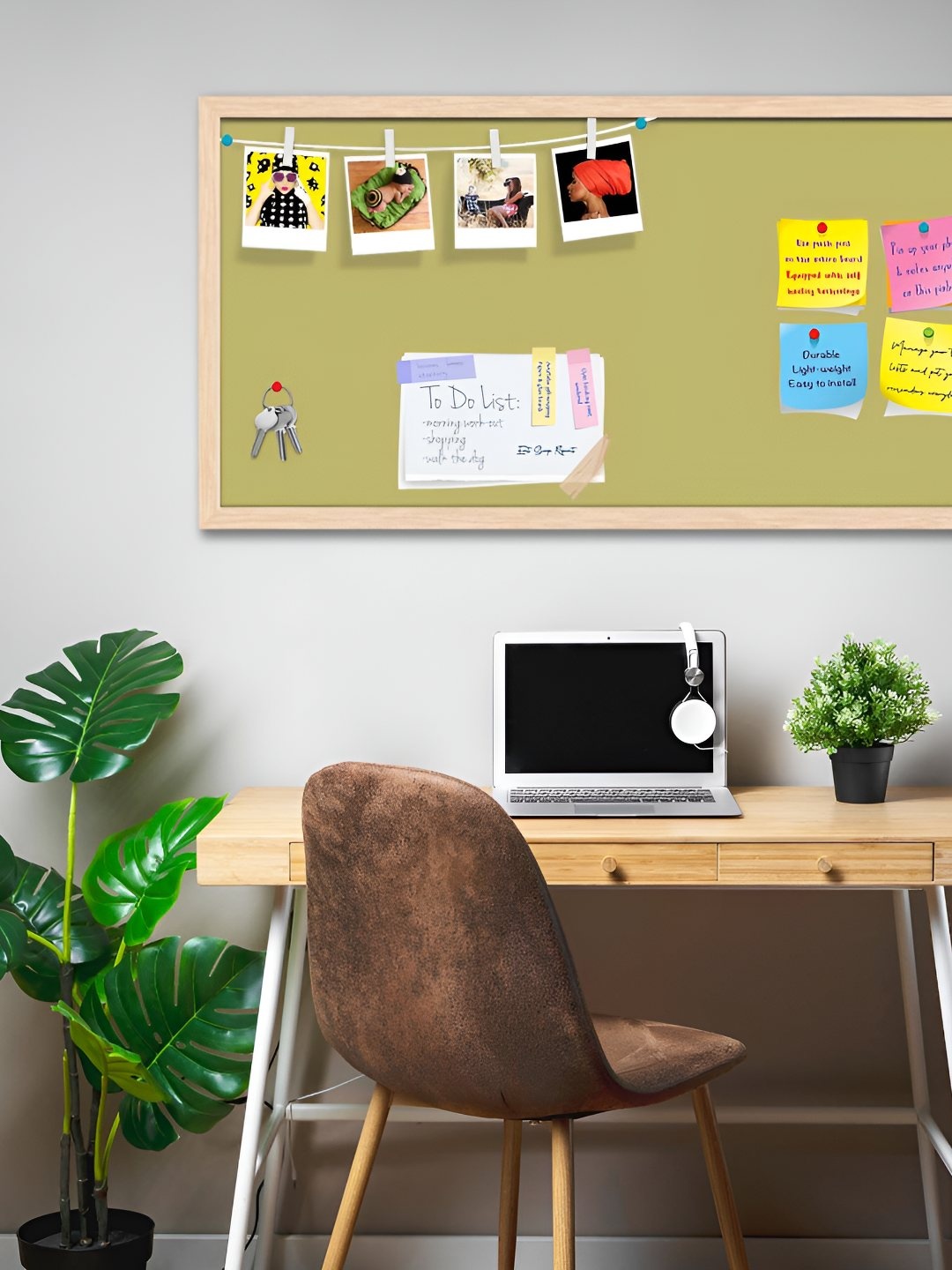 

ArtzFolio Wooden Notice Pin Board, Yellow