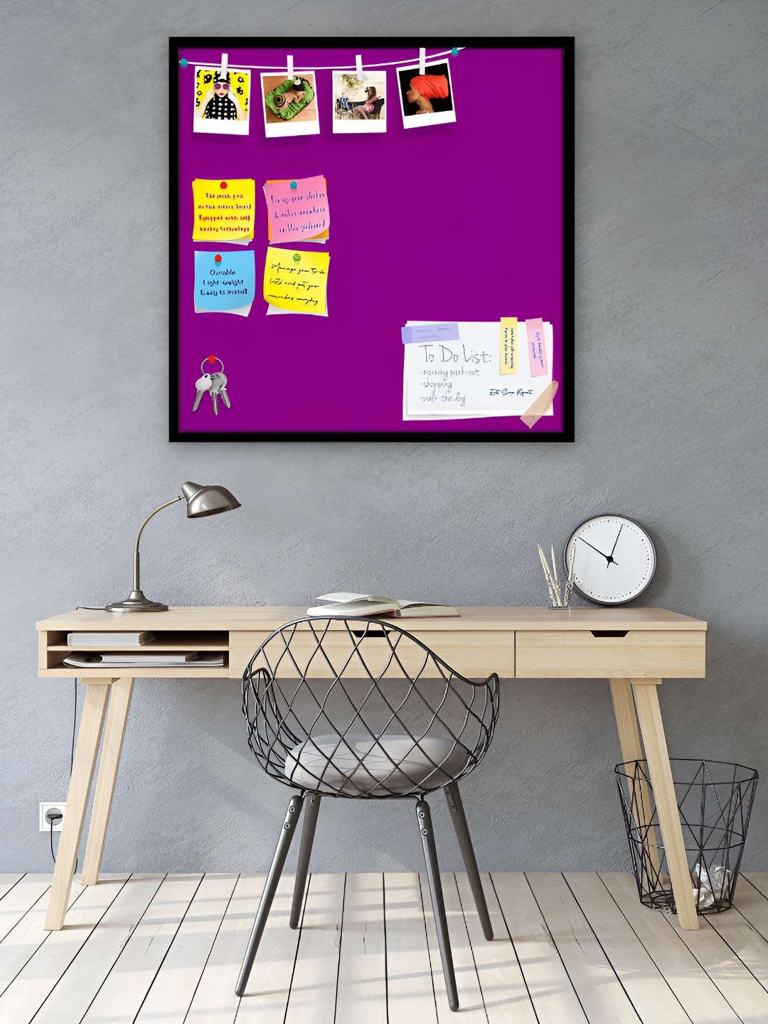 

ArtzFolio Wooden Notice Board, Purple