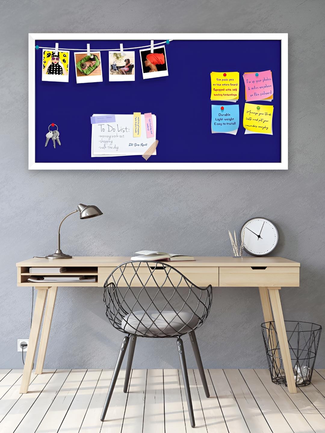 

ArtzFolio Wooden Notice Pin Board, Blue