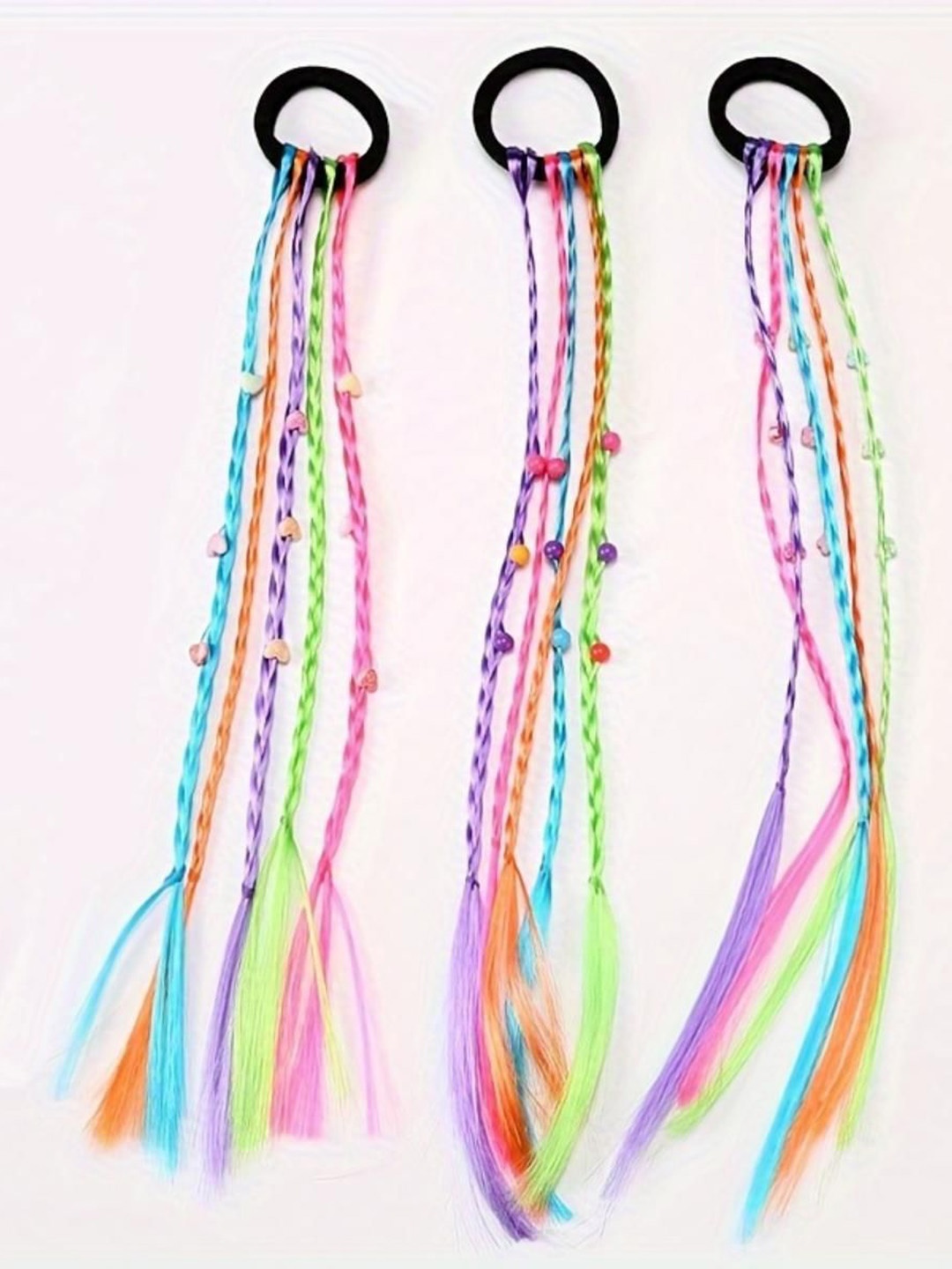 

LYTIX Girls Set Of 3 Halo Straight Coloured Strand Hair Extensions - Assorted - 13.3 Inch