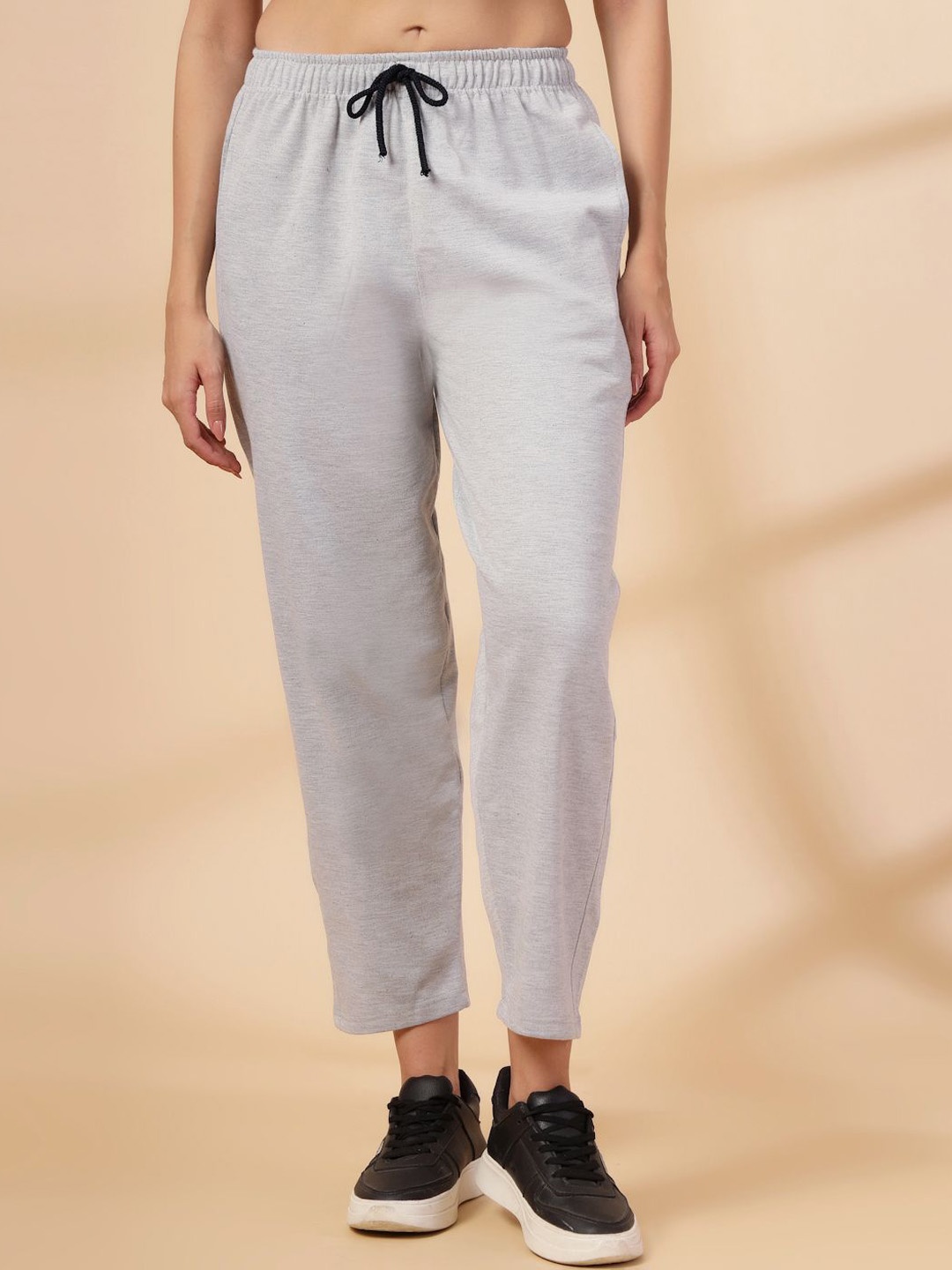 

Clora Creation Women Relaxed Fit Track Pants, Grey