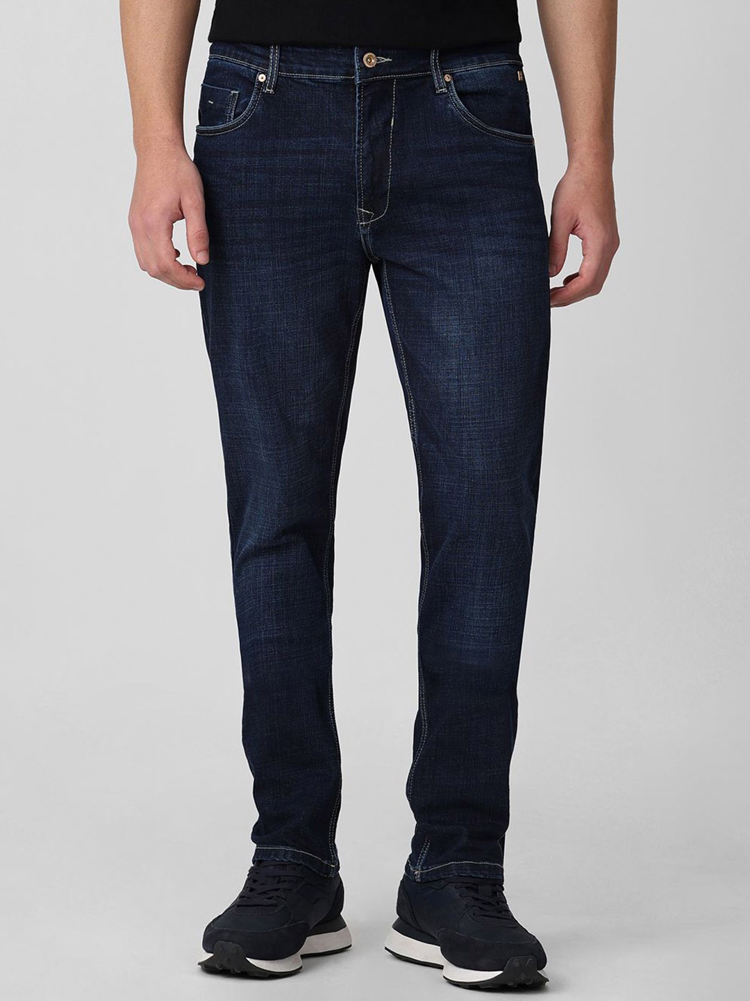 

Mufti Men Mid-Rise Straight Fit Stretchable Jeans, Blue