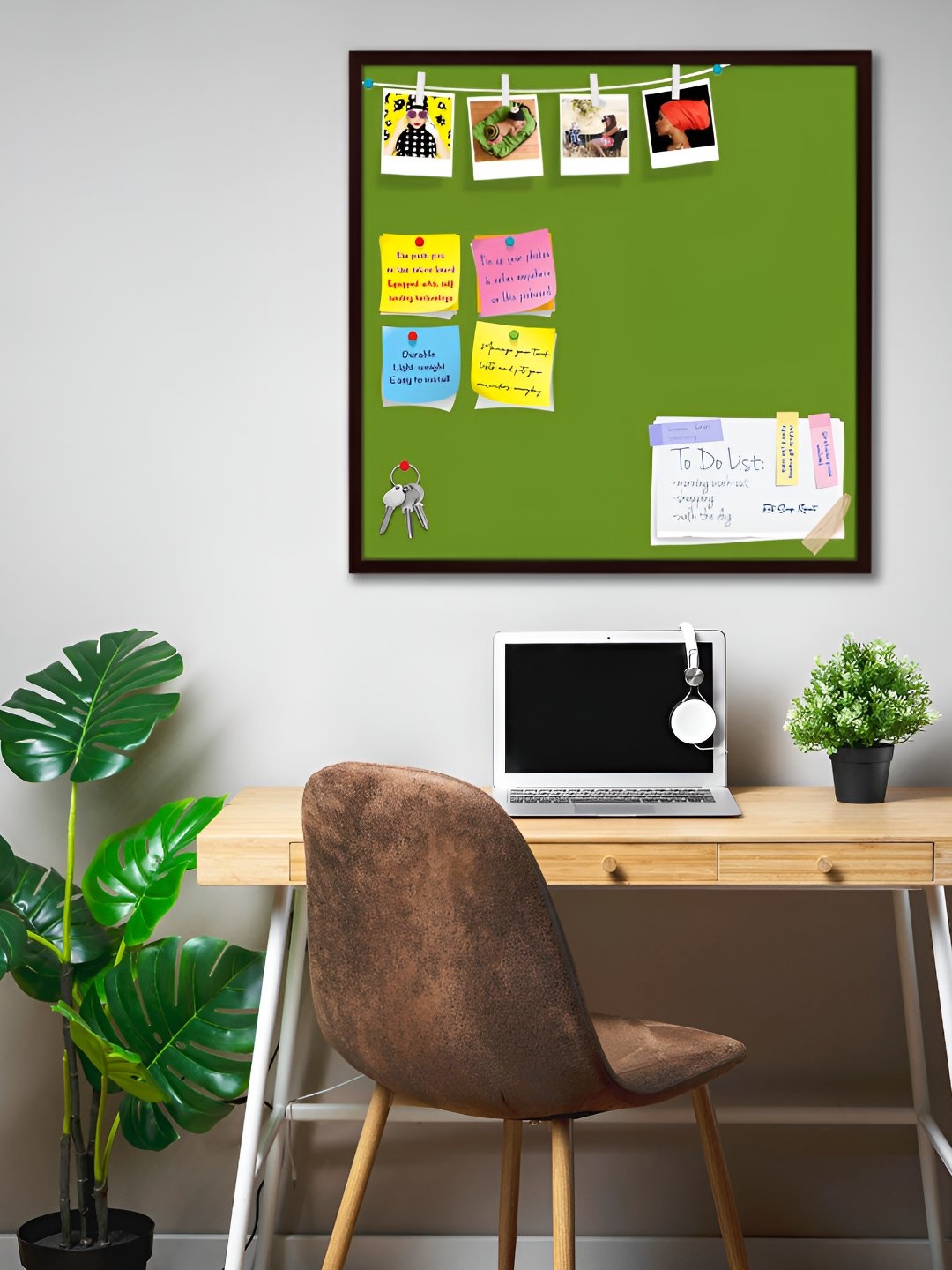 

ArtzFolio Wooden Notice Pin Board, Green