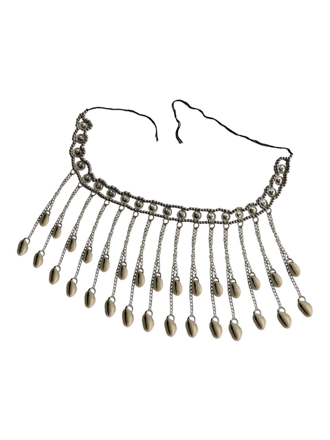 

Digital Dress Room Studded Waist Chain Saree Accessories, Silver