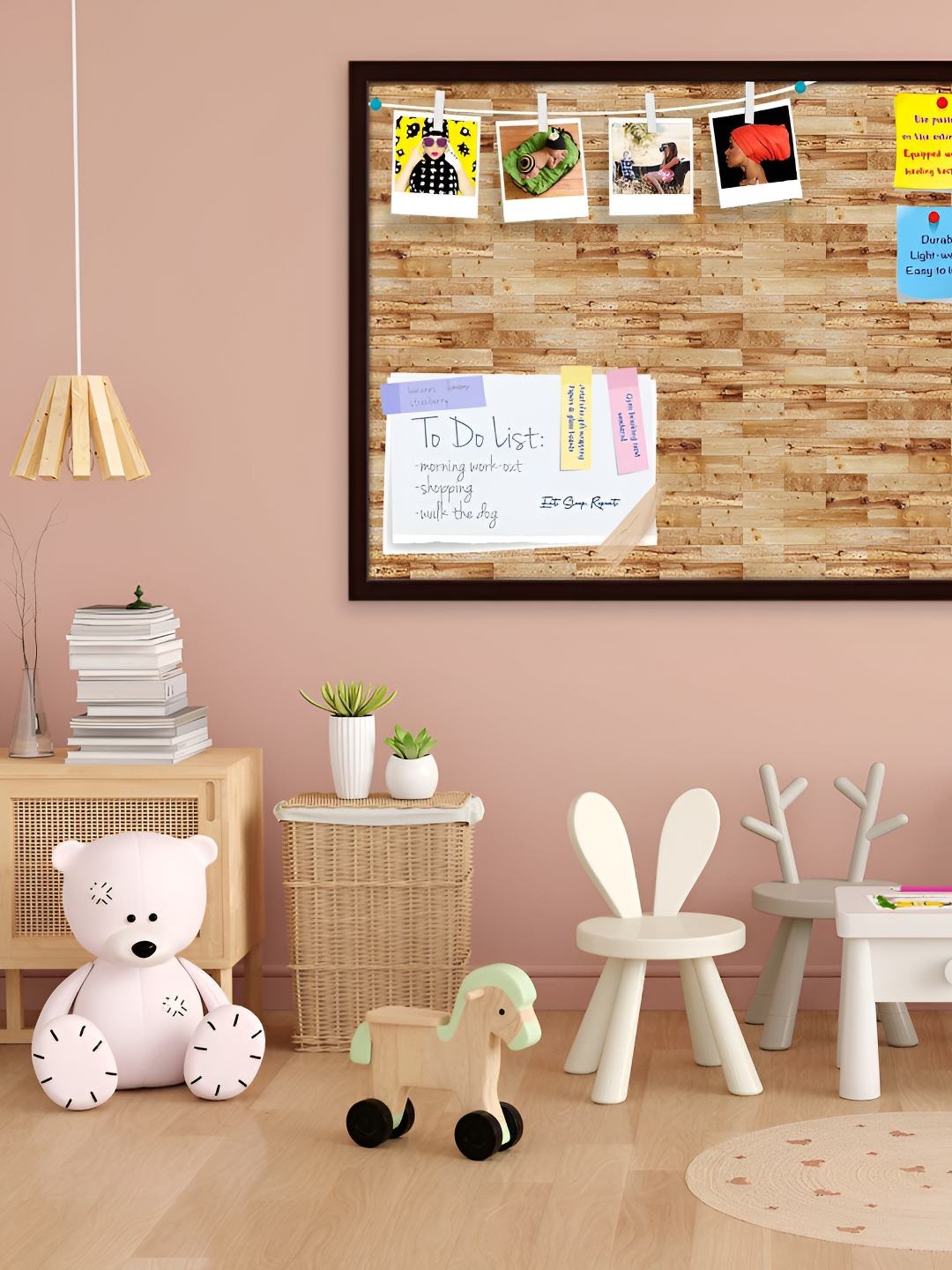 

ArtzFolio Wooden Notice Pin Board, Multi