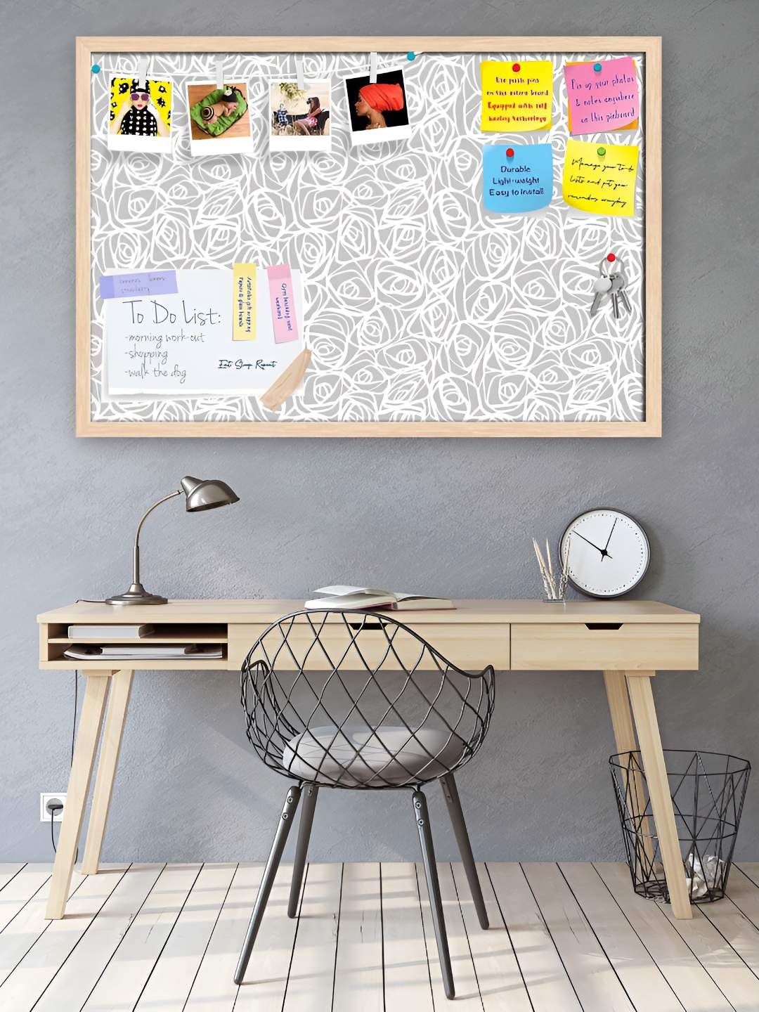 

ArtzFolio Wooden Notice Pin Board, Multi