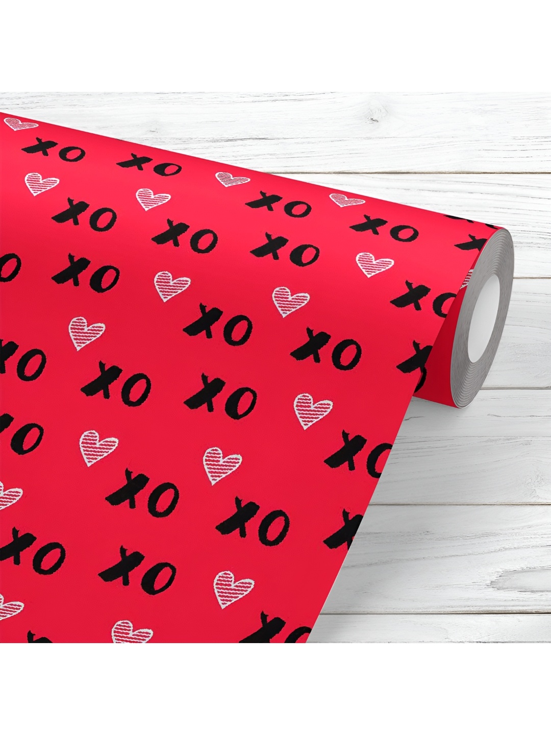 

ArtzFolio Red & Black Printed UV Resistant Wallpaper