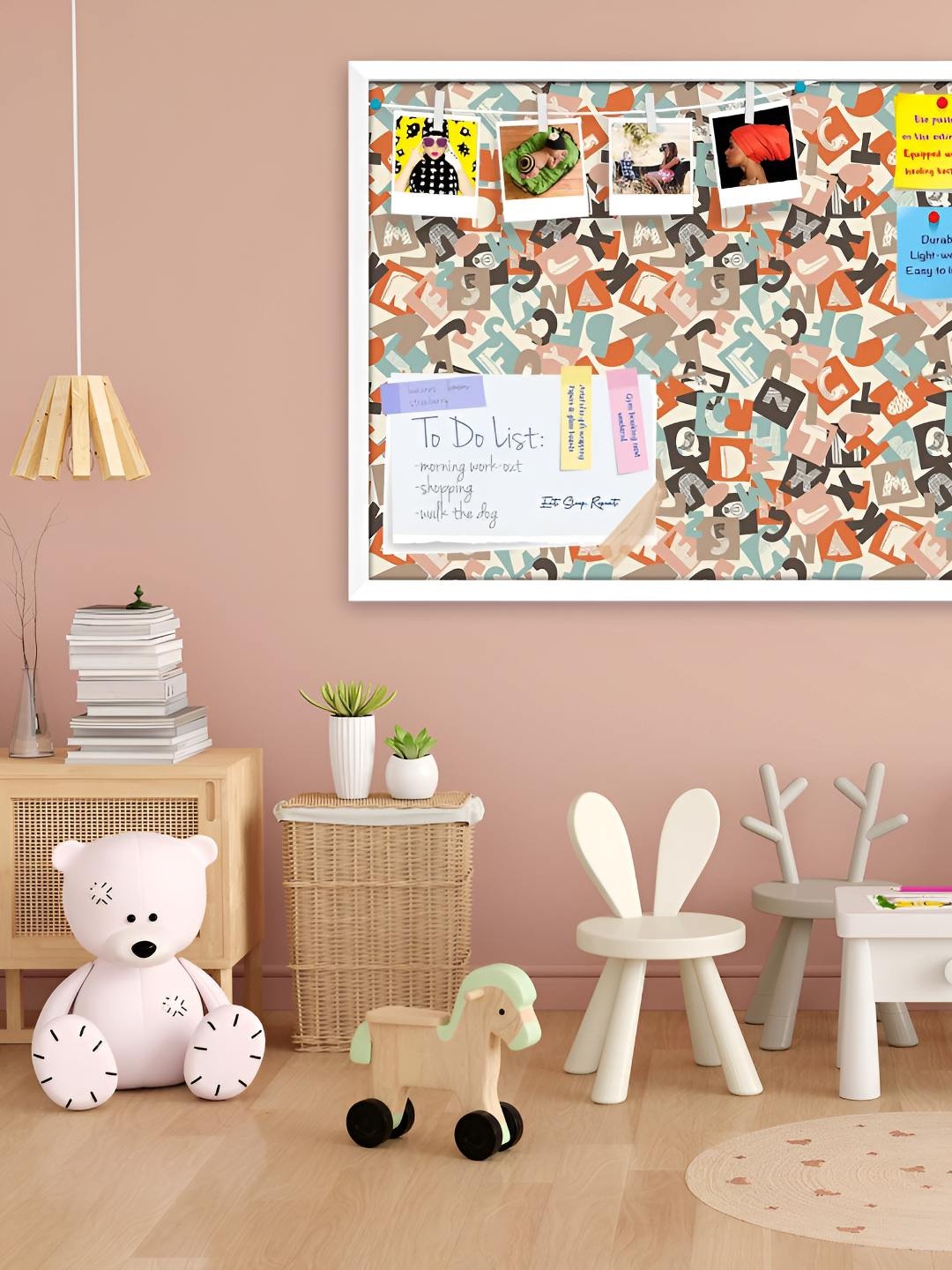 

ArtzFolio Wooden Notice Pin Board, Multi