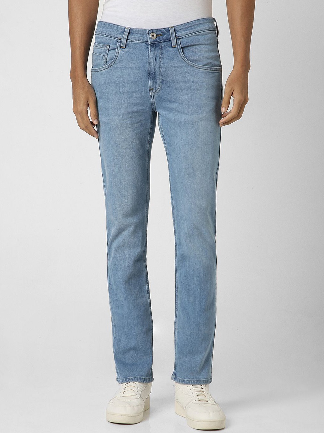 

VAN HEUSEN DENIM LABS Men Regular Fit Mid-Rise Jeans, Blue