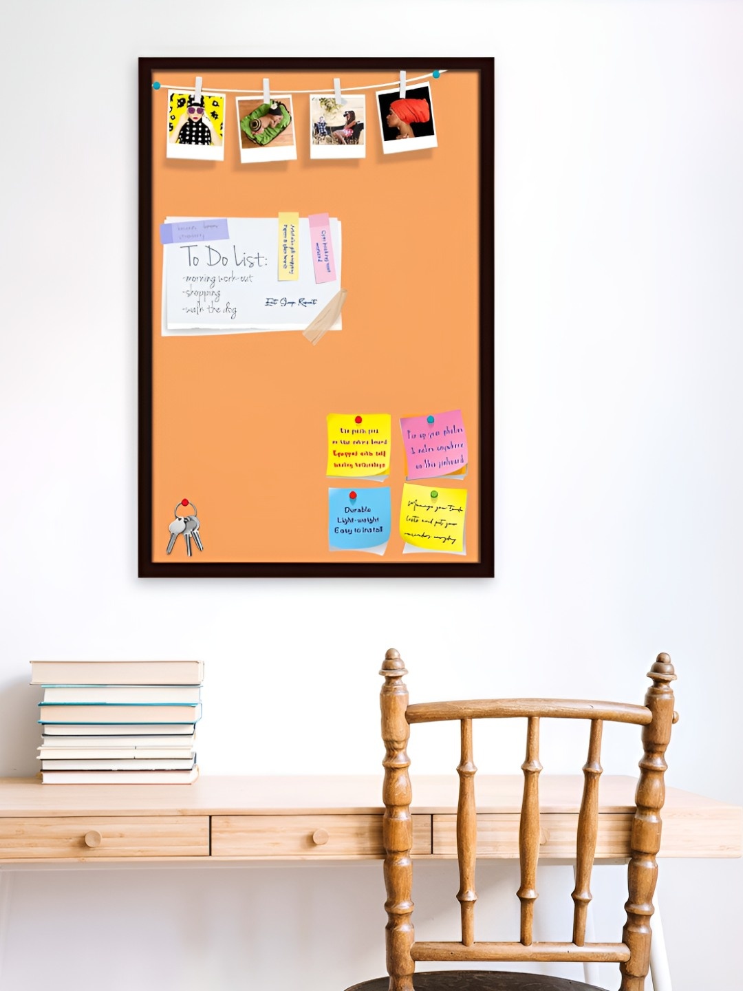 

ArtzFolio Wooden Notice Board, Brown
