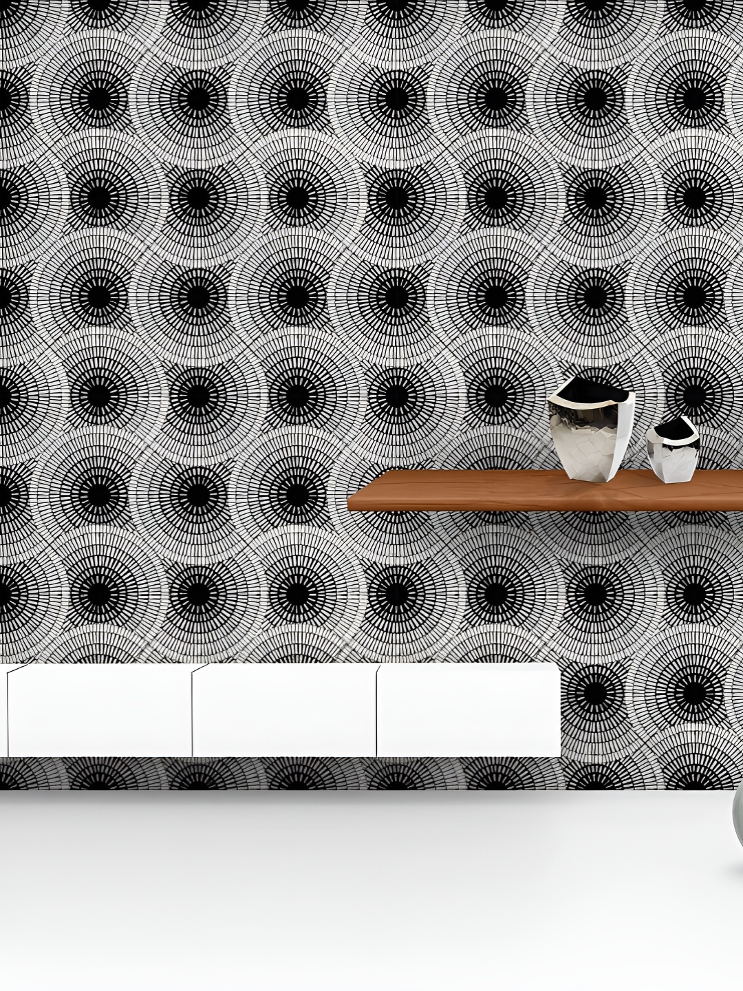 

ArtzFolio Black & White Printed UV Resistant Wallpaper