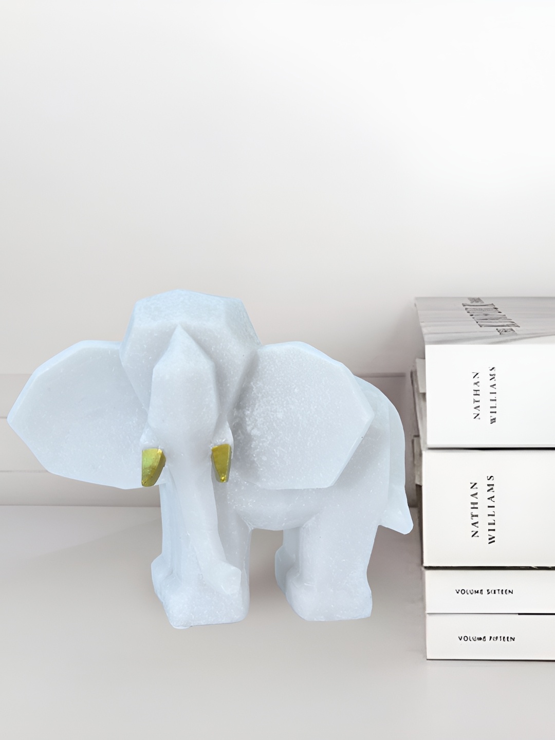 

Aura White Fengshui Figurine Showpiece