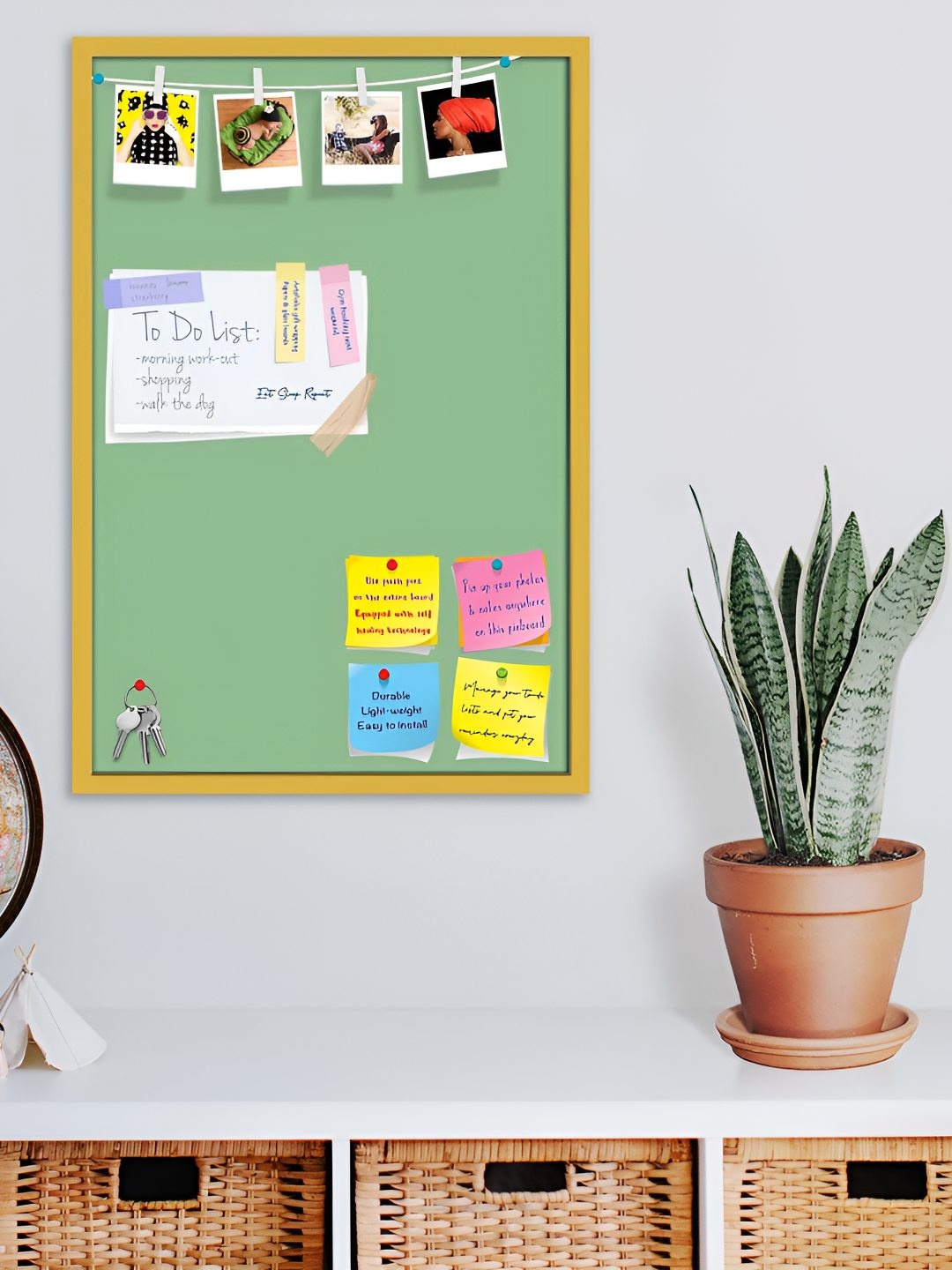

ArtzFolio Wooden Notice Board, Green