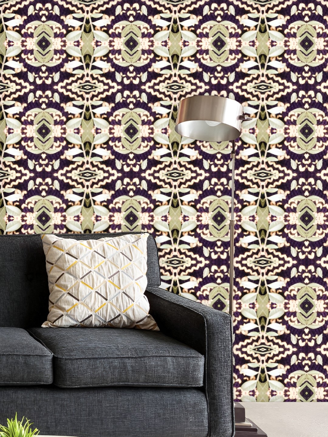 

ArtzFolio Printed UV-Resistant Anti-Bacterial Mexican Tie Dye Batik Peel & Stick Wallpaper, Multi