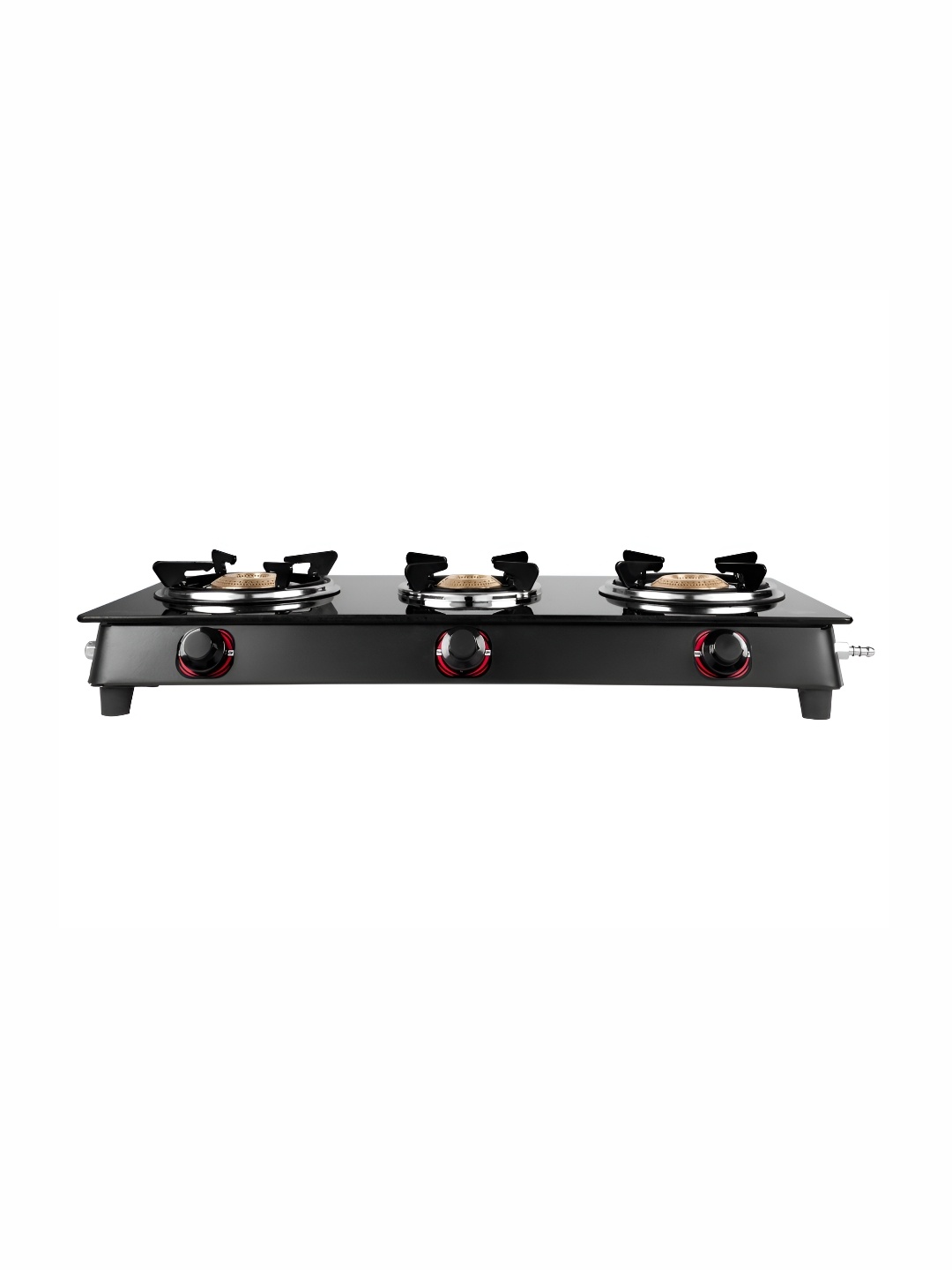 

Greenchef Black Glass Top 3 Burner Gas Stove