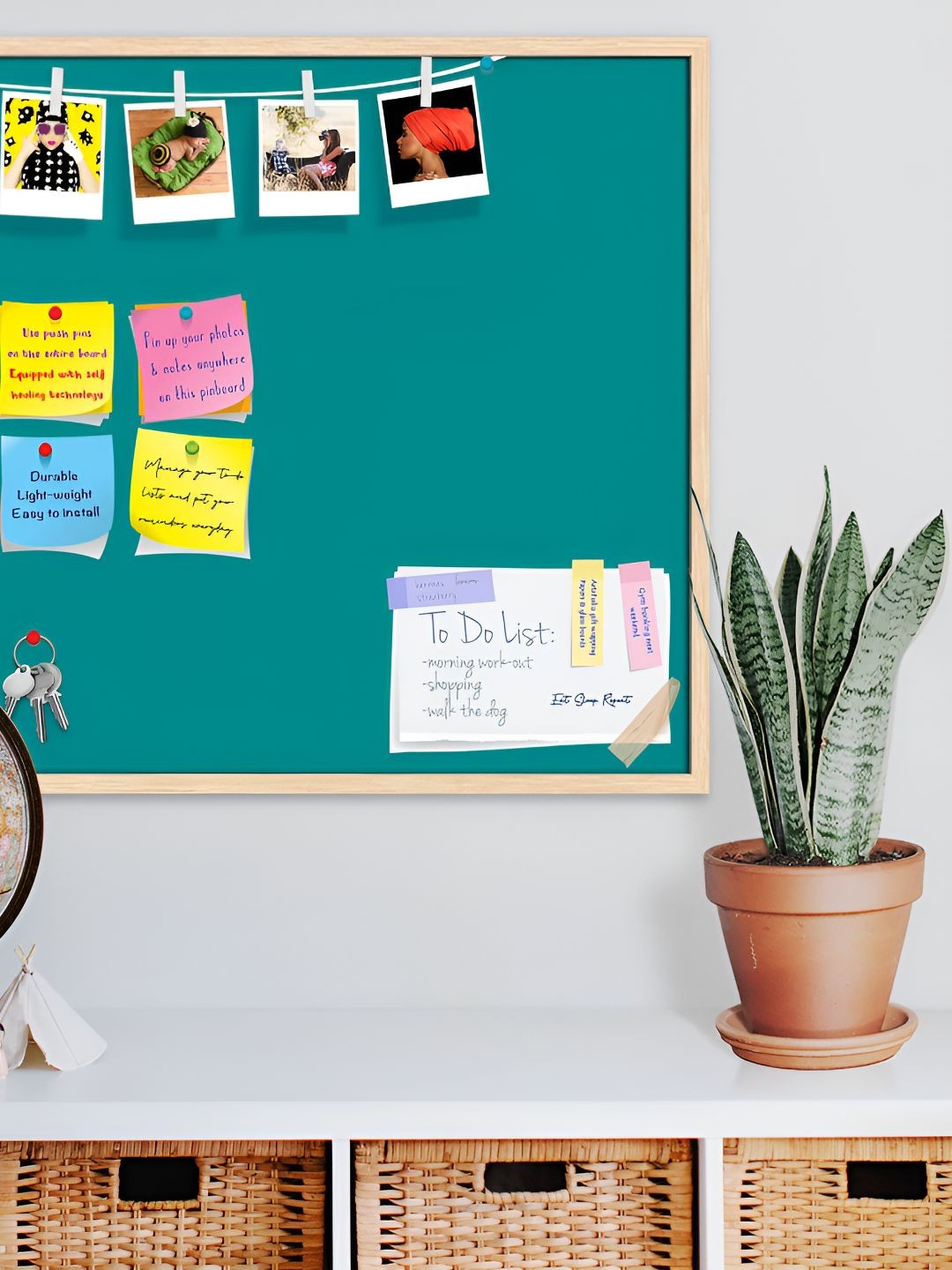 

ArtzFolio Wooden Notice Board, Green