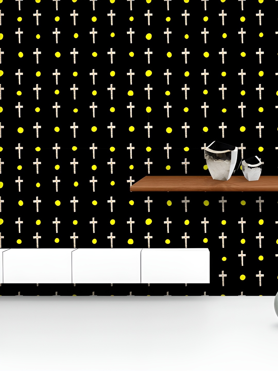 

ArtzFolio Printed UV-Resistant Anti-Bacterial Halloween Pattern Peel & Stick Wallpaper, Multi