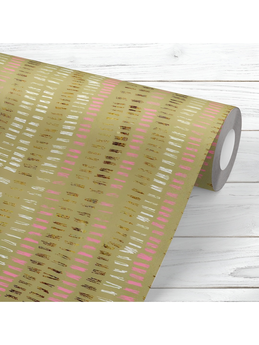 

ArtzFolio Green & Pink Printed UV Resistant Wallpaper