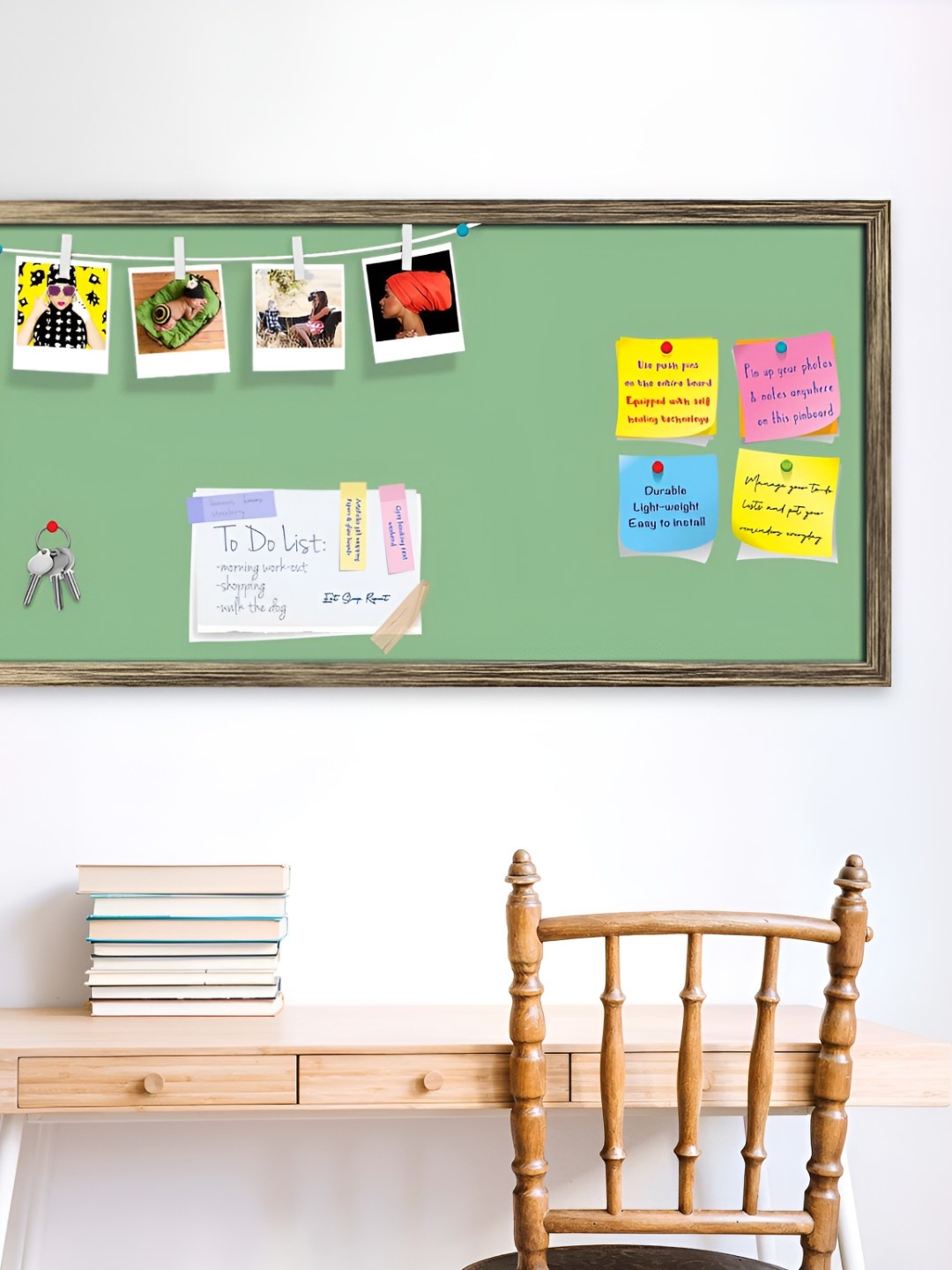 

ArtzFolio Wooden Notice Pin Board, Green