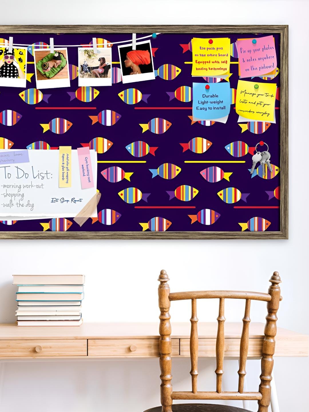 

ArtzFolio Wooden Notice Pin Board, Multi
