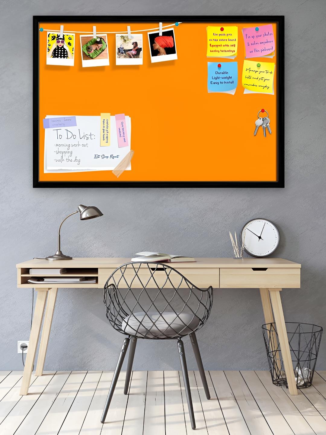 

ArtzFolio Wooden Notice Board, Orange