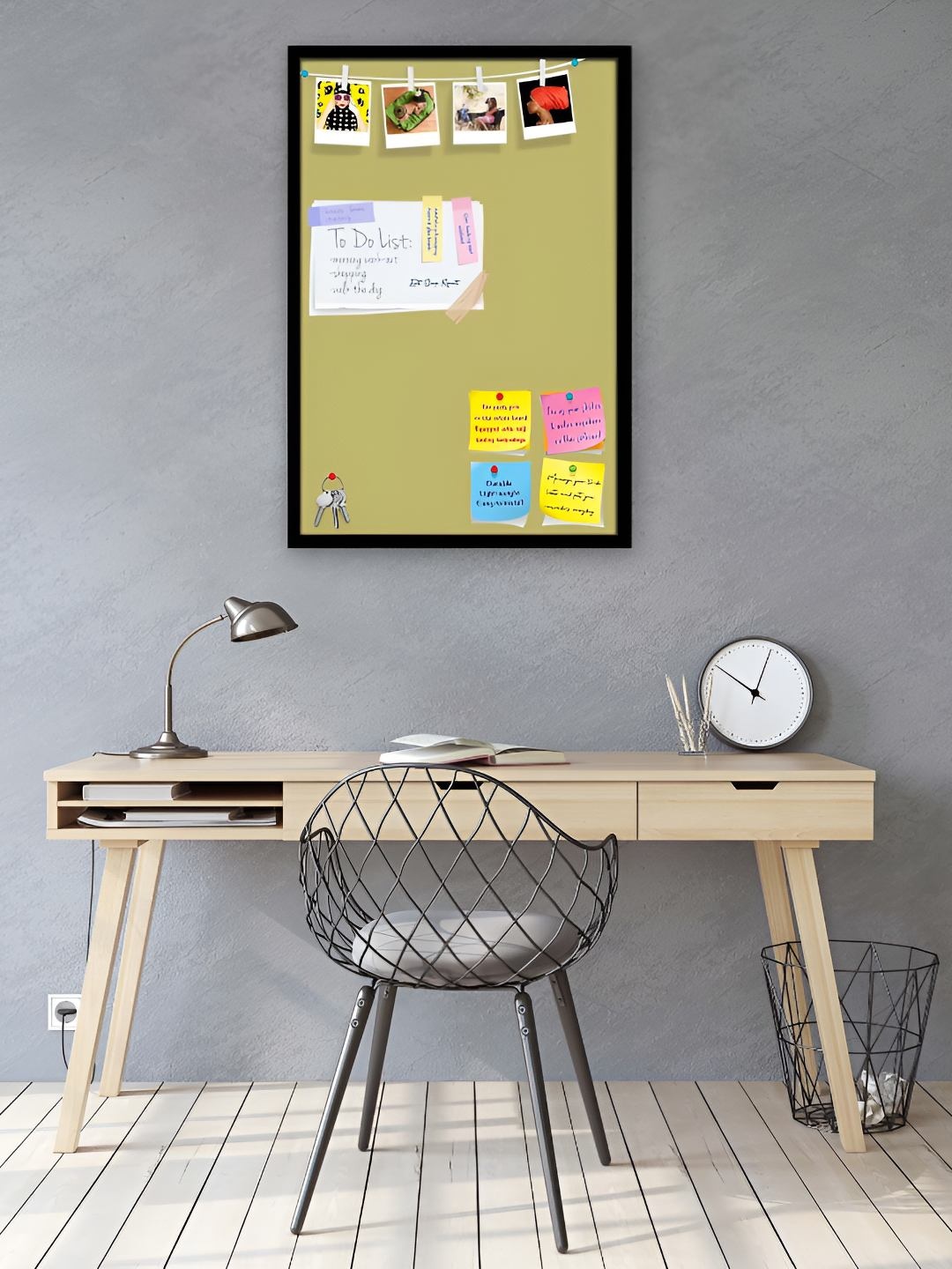 

ArtzFolio Wooden Notice Board, Yellow