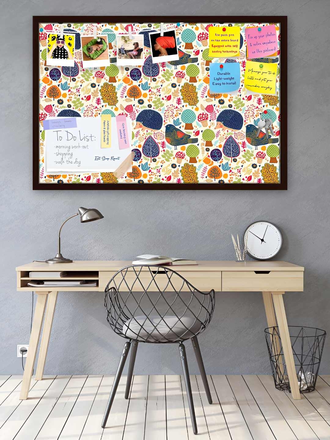 

ArtzFolio Wooden Notice Pin Board, Multi