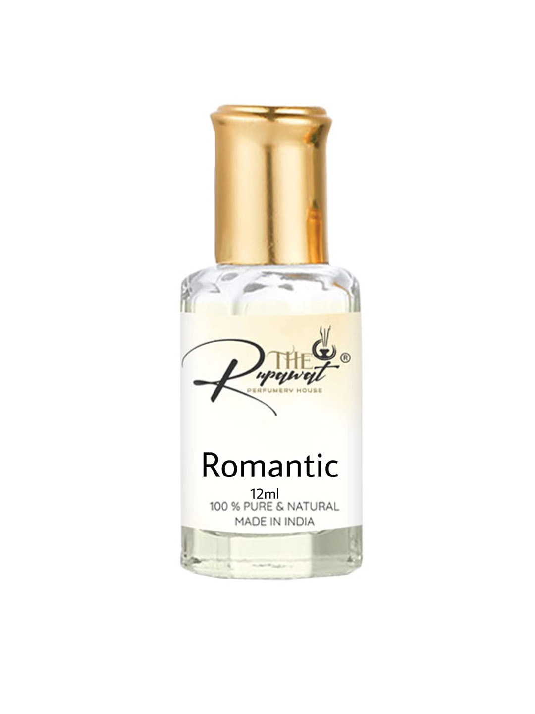 

THE RUPAWAT Perfumery House Romantic Non Alcoholic Pure & Natural Attar - 12 ml, Transparent