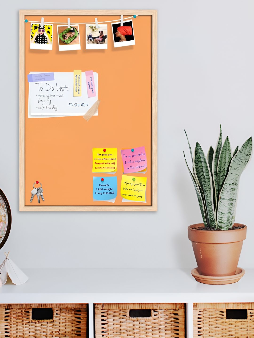 

ArtzFolio Wooden Notice Board, Brown