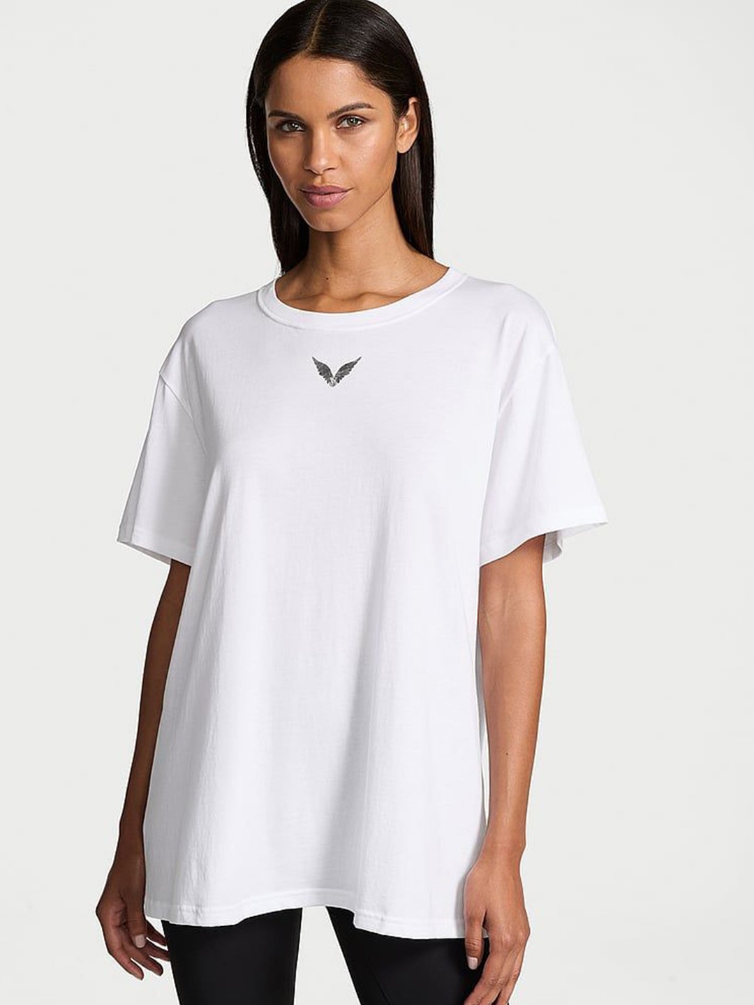 

Victoria's Secret Women Regular Fit T-shirt, White