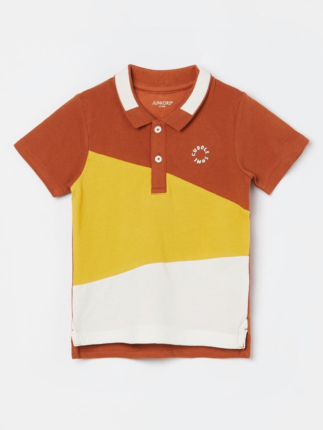 

Juniors by Lifestyle Boys Printed Polo Collar Applique T-shirt, Multi