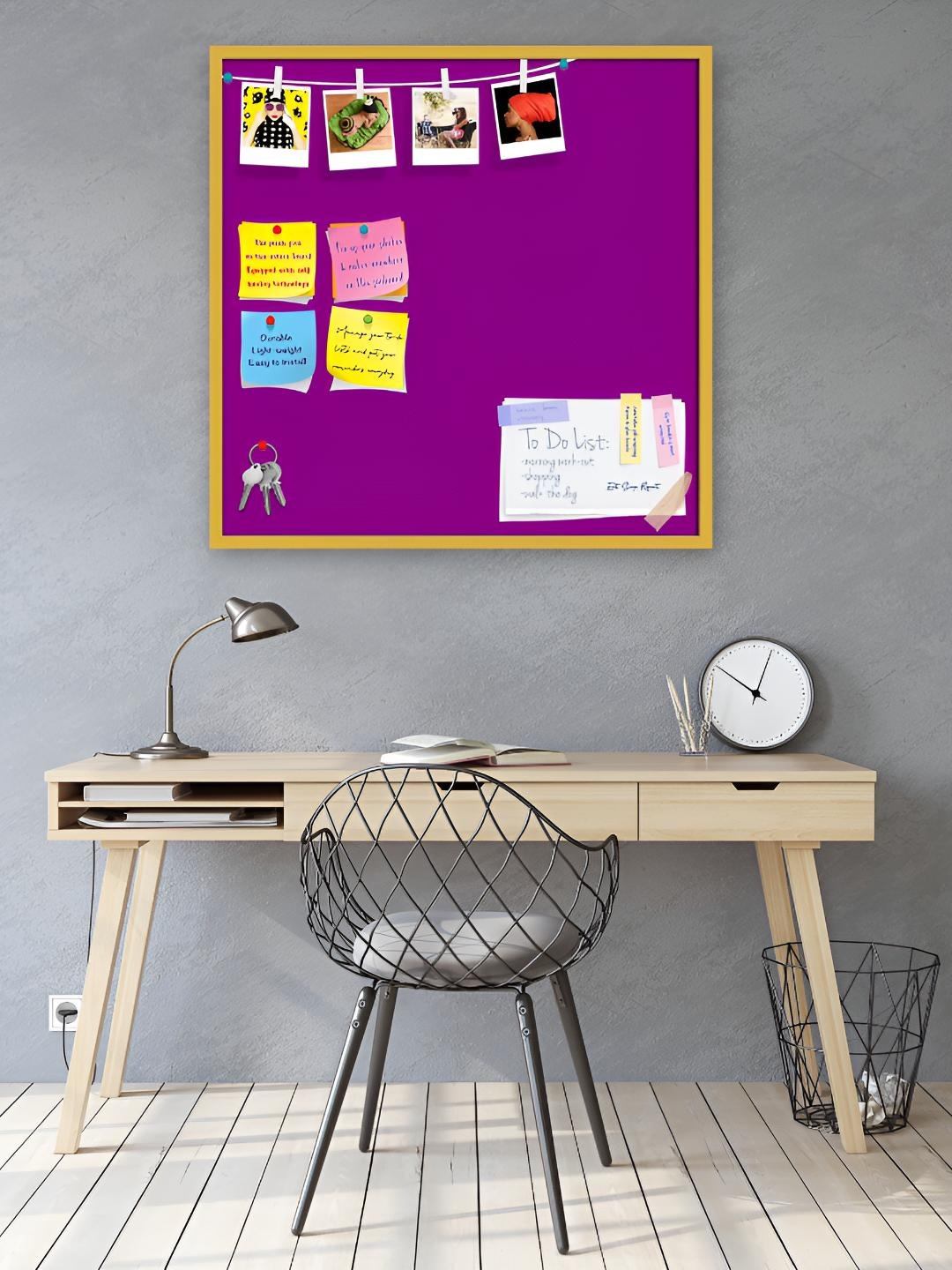 

ArtzFolio Wooden Notice Pin Board, Purple