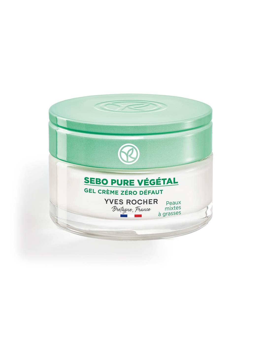 

YVES ROCHER Sebo Pure Vegetal Zero Blemish Gel Cream with Salicylic Acid - 50 ml, White