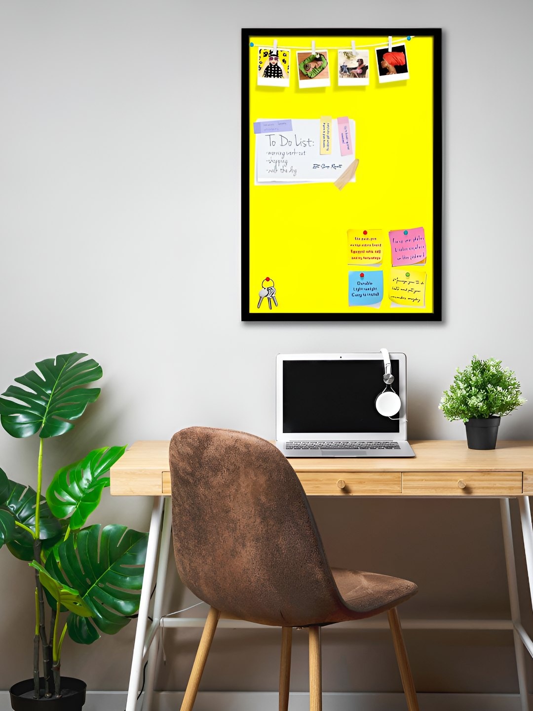 

ArtzFolio Wooden Notice Board, Yellow