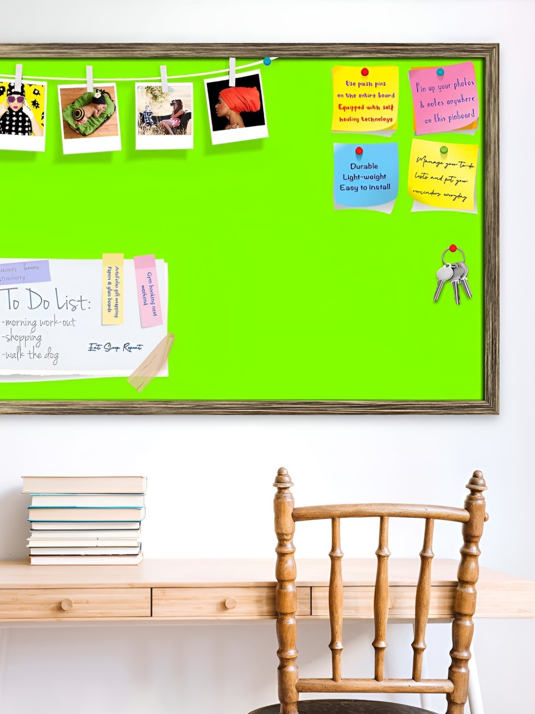 

ArtzFolio Wooden Notice Pin Board, Green