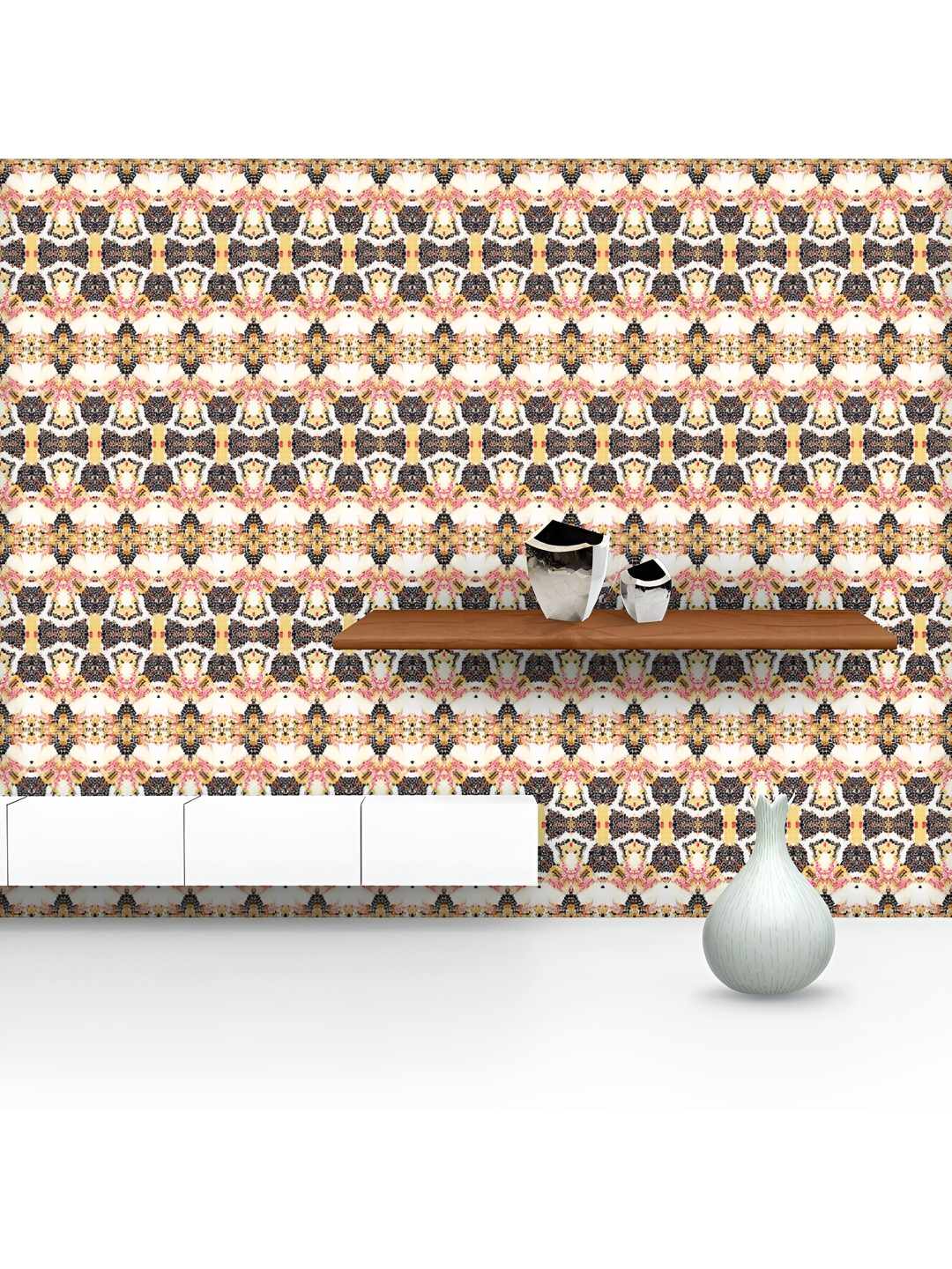 

ArtzFolio Printed UV-Resistant Anti-Bacterial Mosaic Colorful Abstract Peel & Stick Wallpaper, Multi