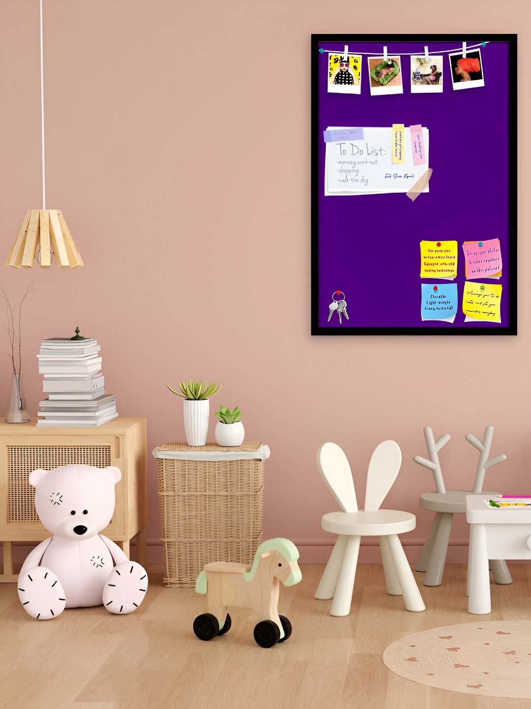

ArtzFolio Wooden Notice Board, Purple