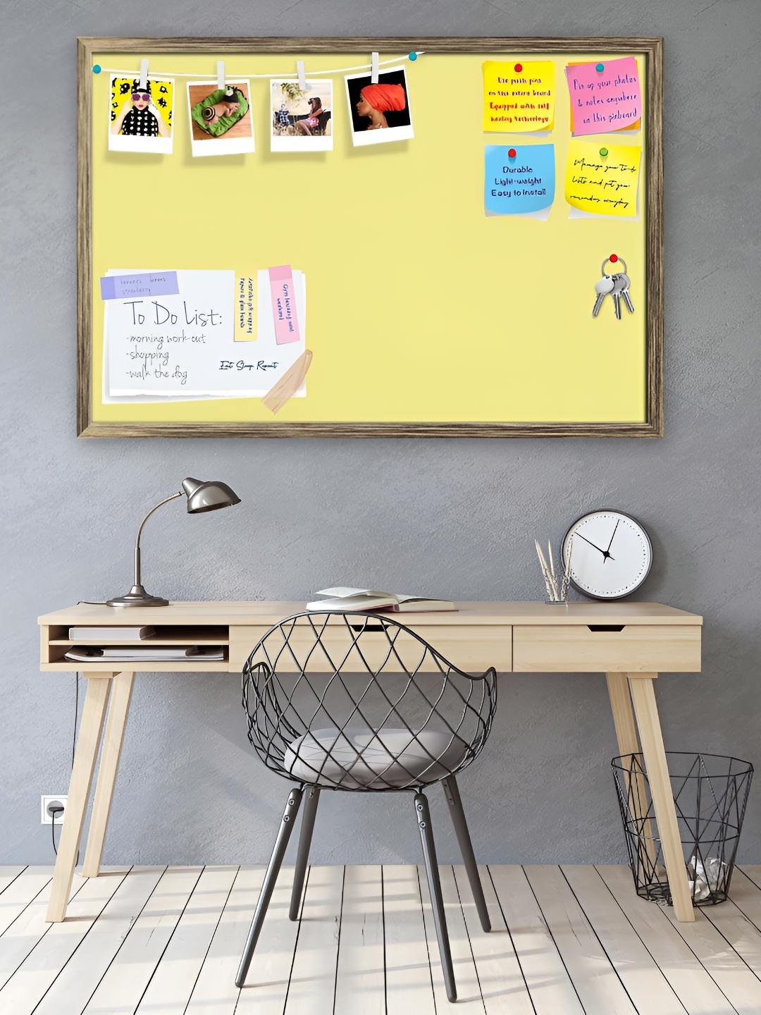 

ArtzFolio Wooden Notice Board, Yellow