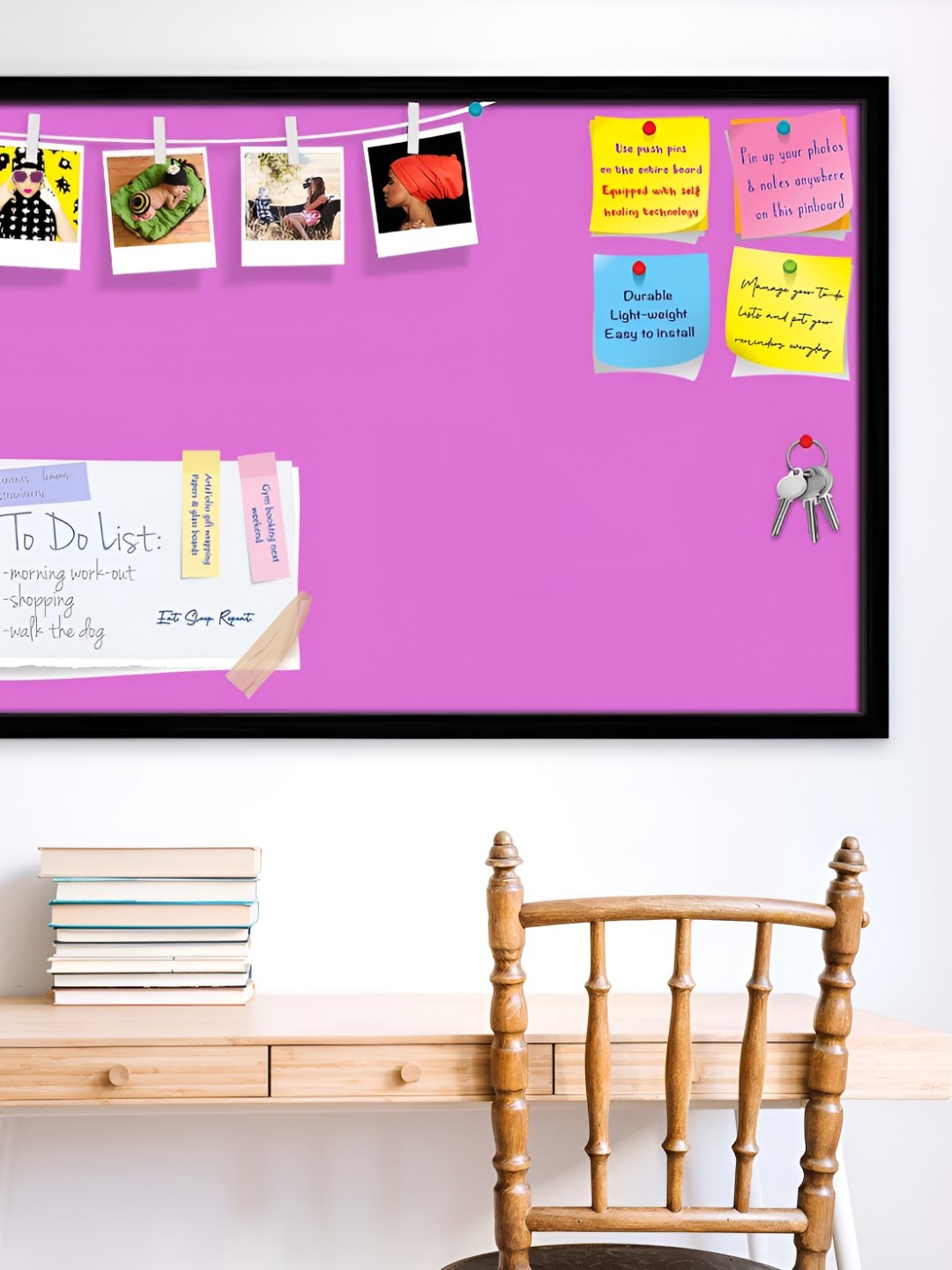 

ArtzFolio Wooden Notice Board, Purple