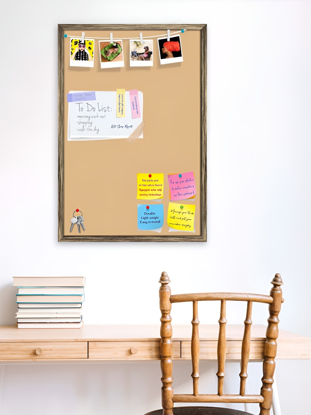 

ArtzFolio Wooden Notice Board, Brown