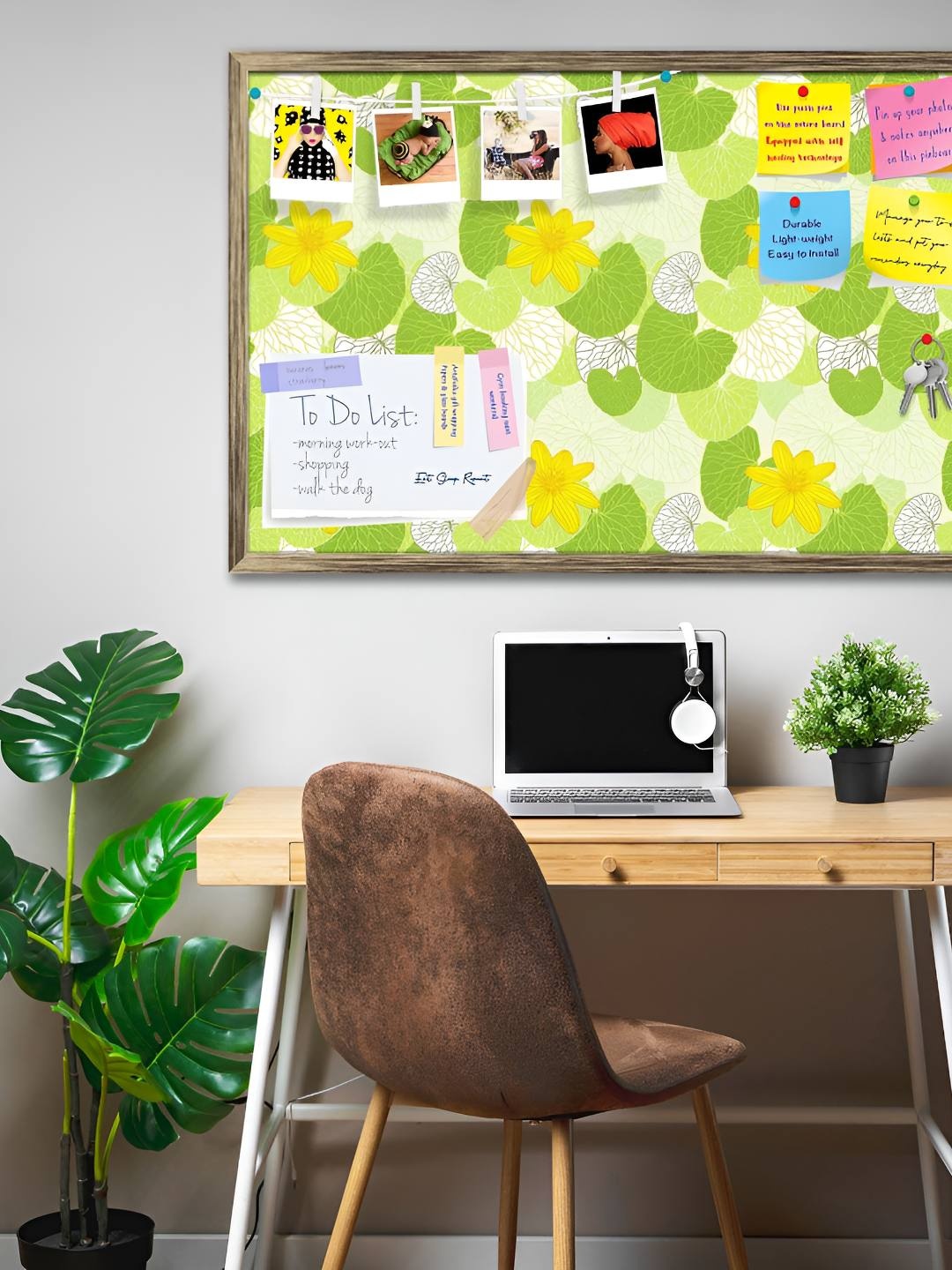 

ArtzFolio Wooden Notice Pin Board, Multi