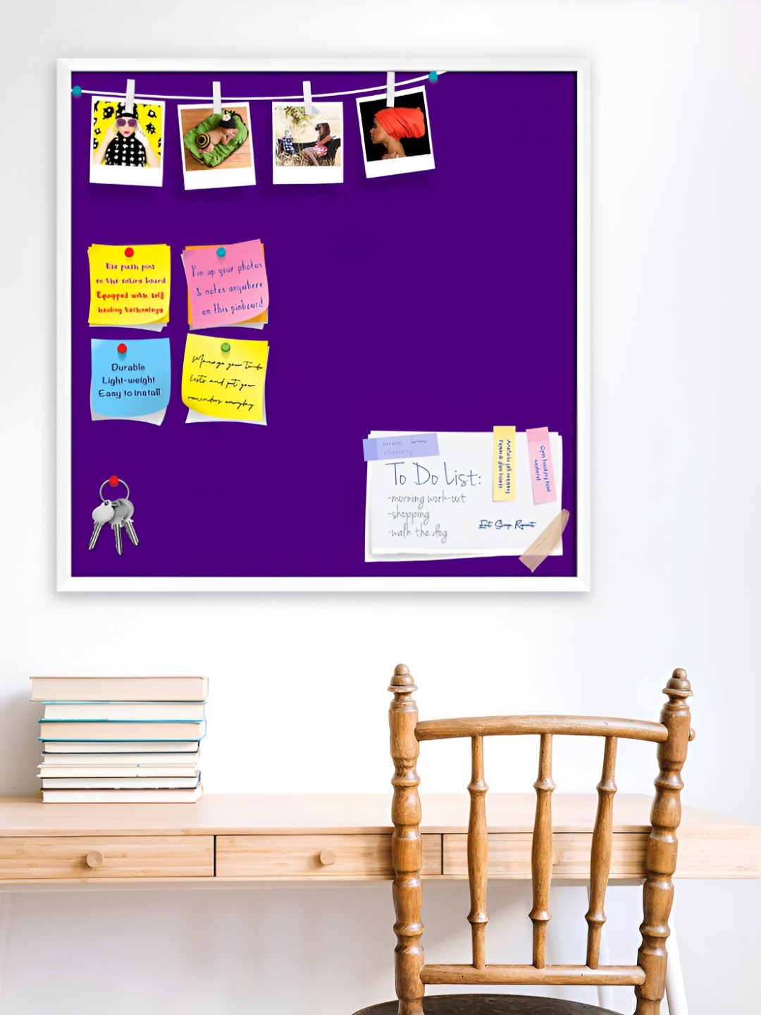 

ArtzFolio Wooden Notice Board, Purple