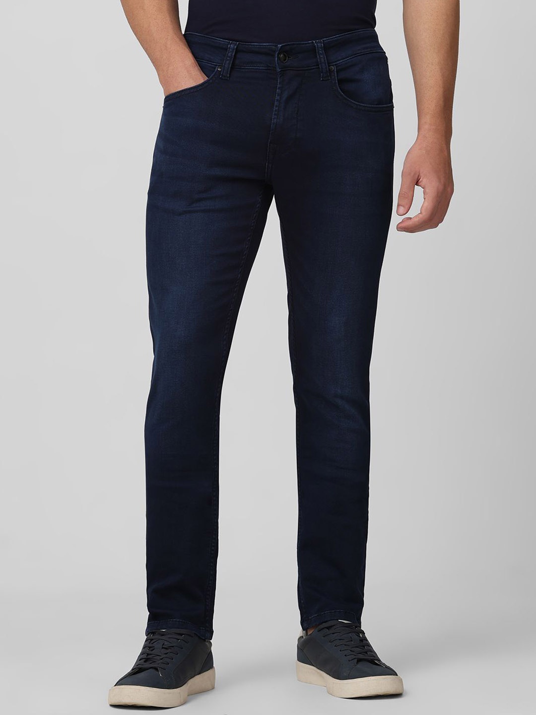 

Mufti Men Mid-Rise Super Skinny Fit Stretchable Jeans, Blue