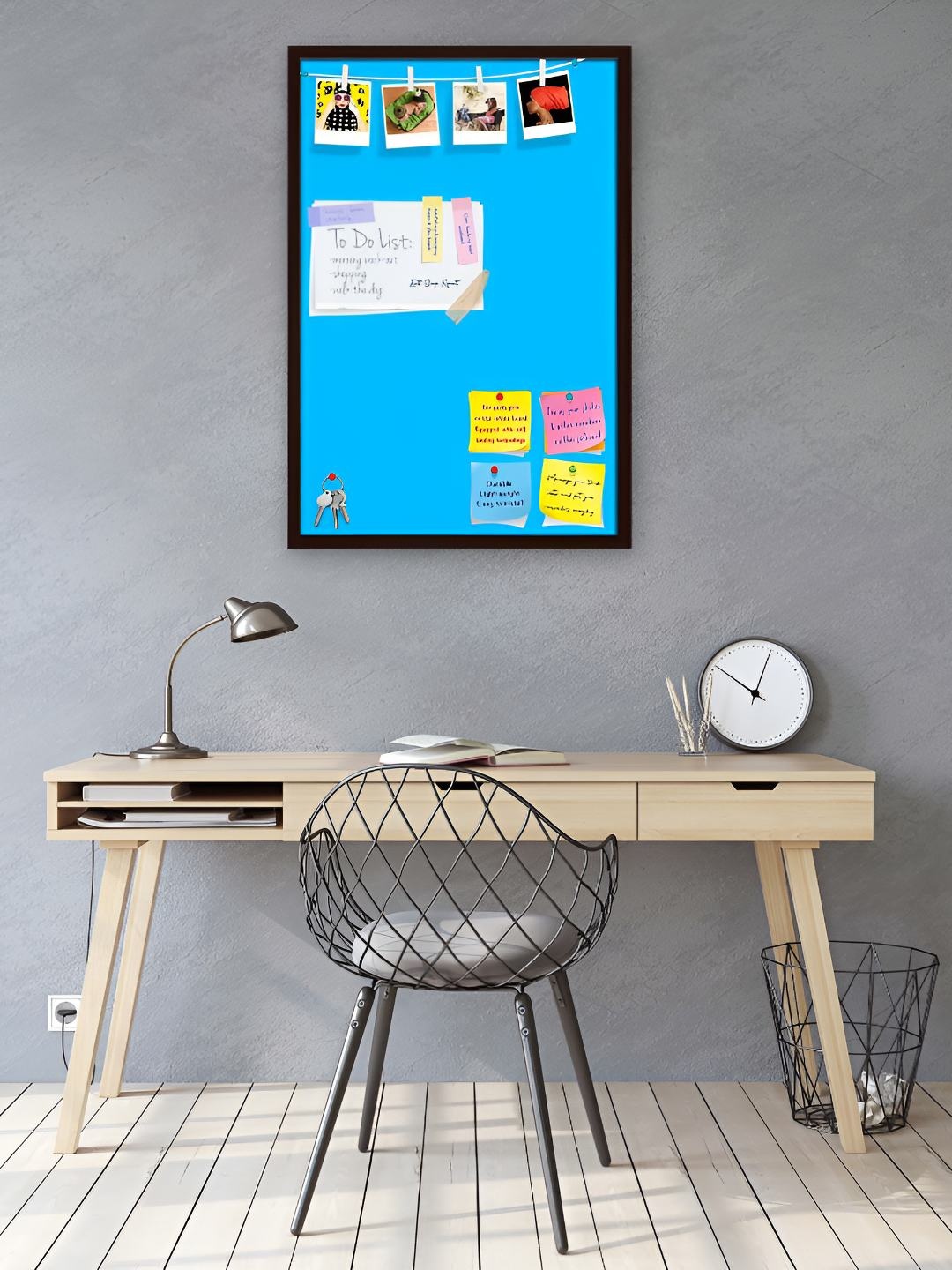 

ArtzFolio Wooden Notice Board, Blue