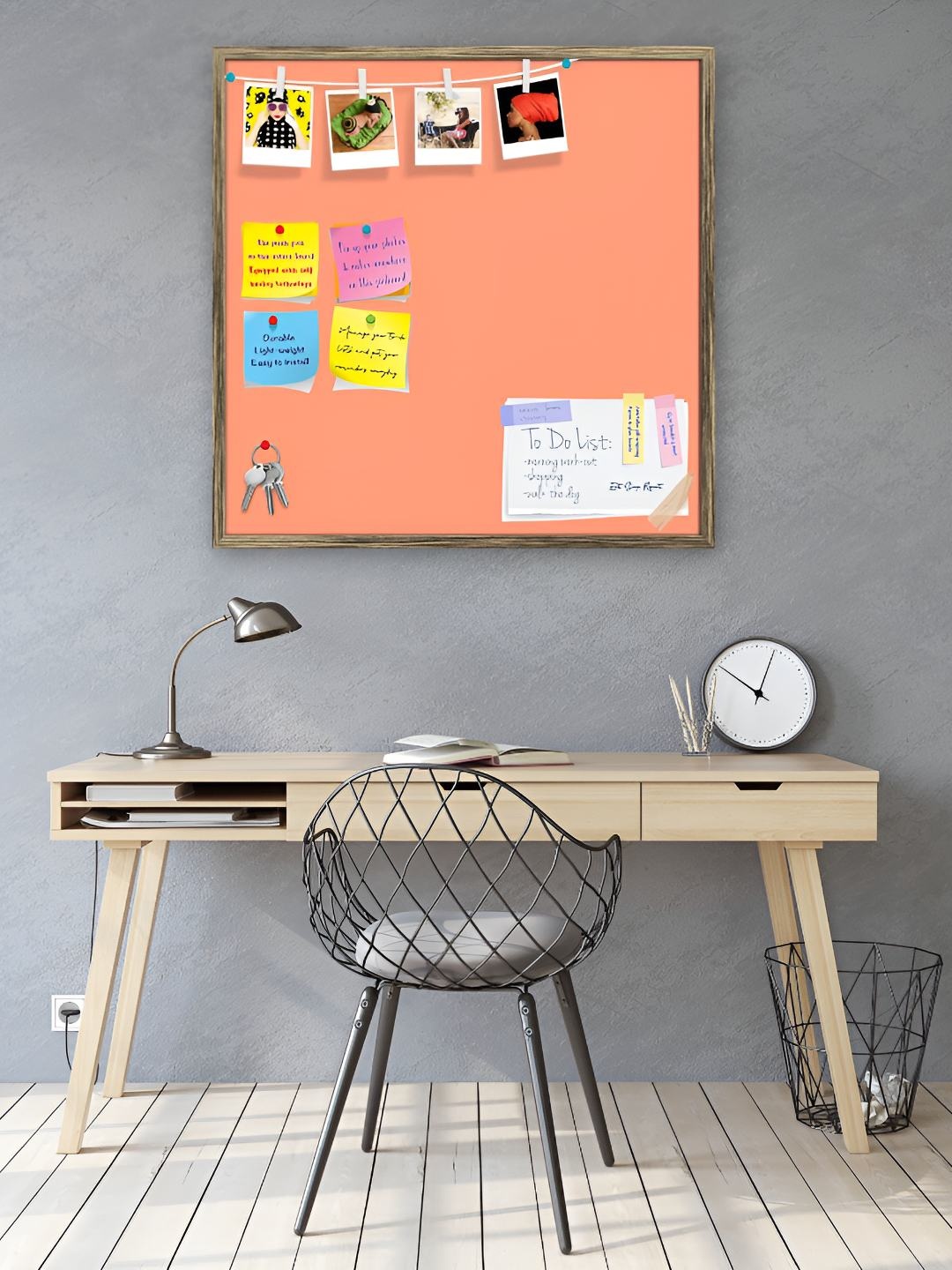 

ArtzFolio Wooden Notice Board, Red