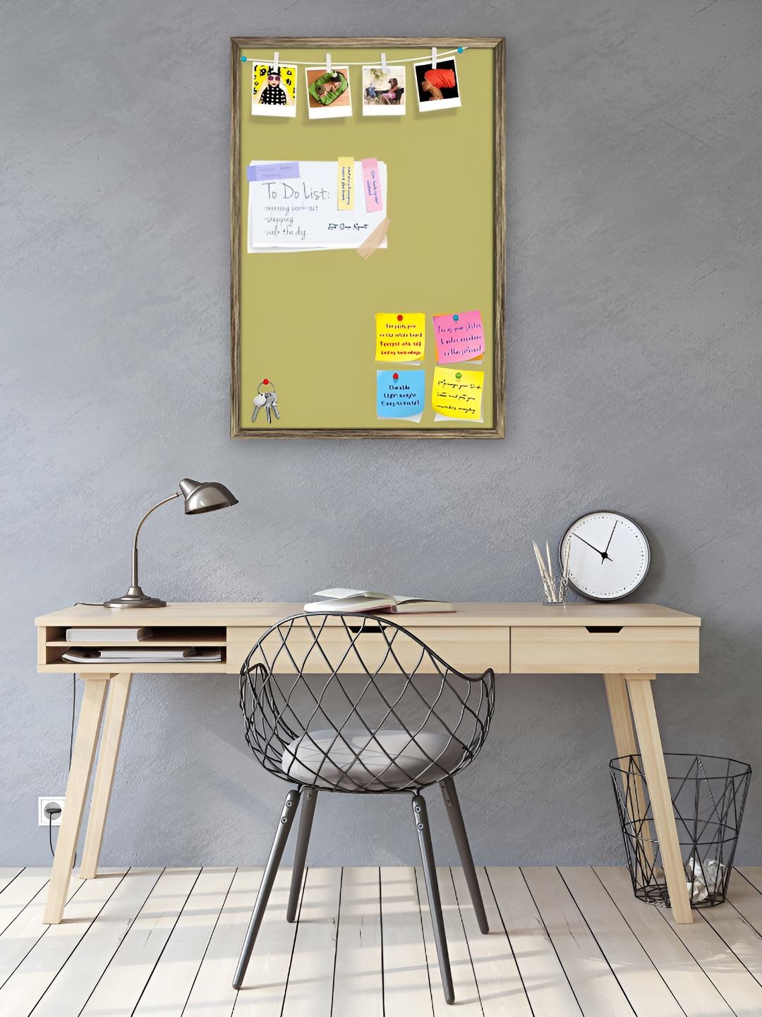 

ArtzFolio Wooden Notice Board, Yellow