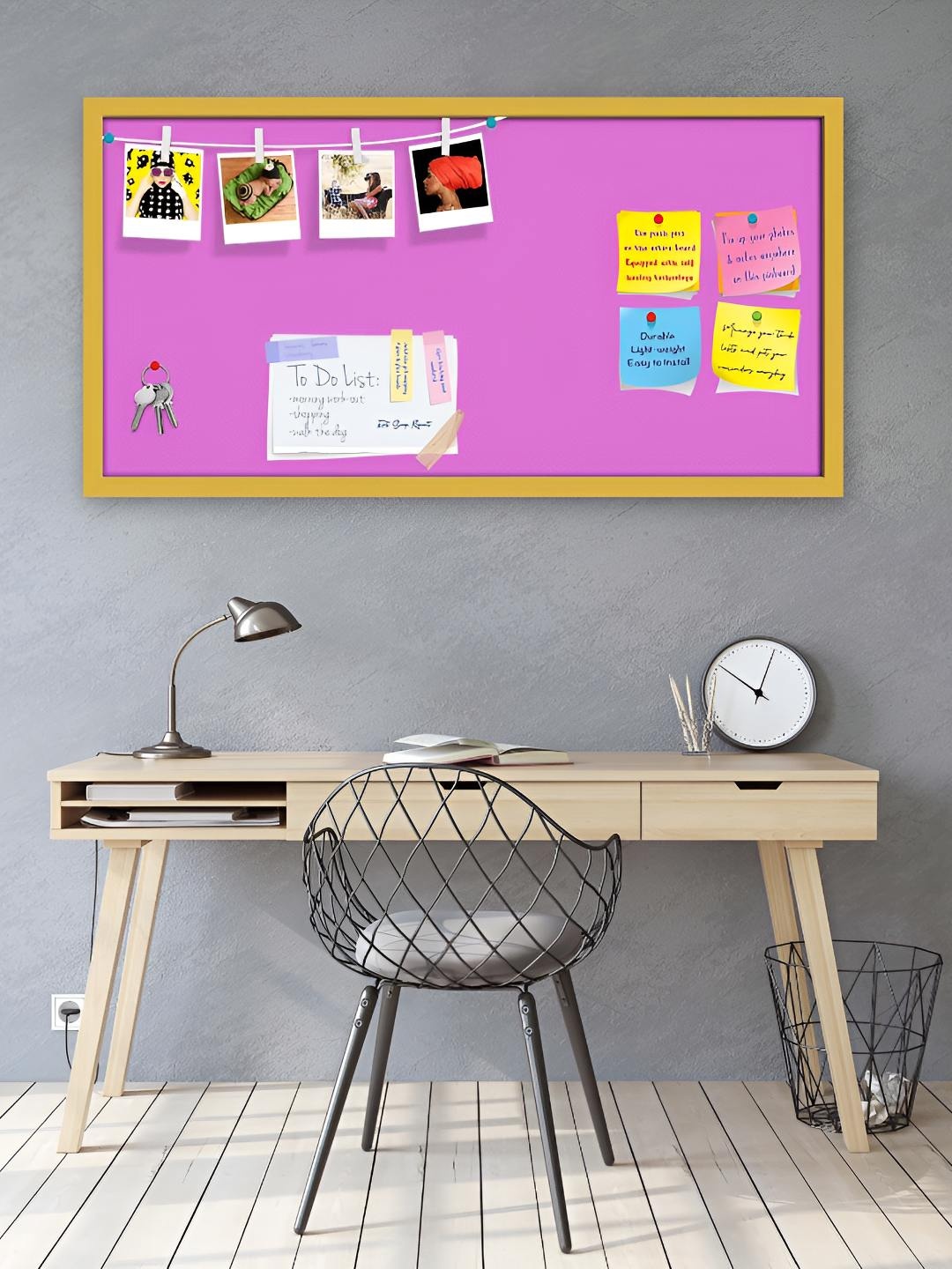 

ArtzFolio Wooden Notice Pin Board, Purple