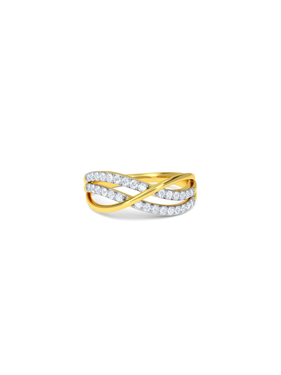 

KISNA DIAMOND AND GOLD JEWELLERY 18KT Finger Ring Diamond 0.24 CT
