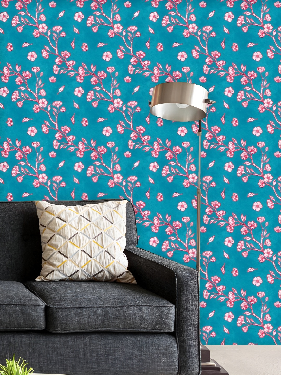 

ArtzFolio Printed UV-Resistant Anti-Bacterial Botanical Flowers Peel & Stick Wallpaper, Multi