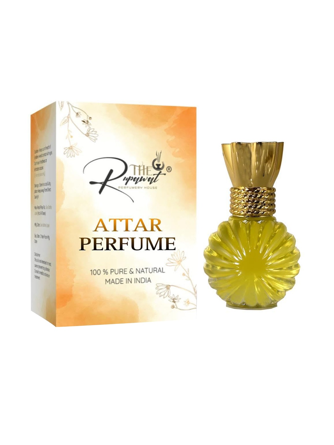 

THE RUPAWAT Perfumery House Blue Anton Premium 100% Natural Alcohol Free Attar- 12 ml, Transparent